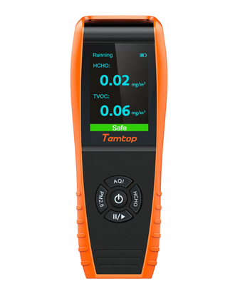 Temtop LKC-1000S+ 2nd – Handheld 10-in-1 Air Quality Monitor